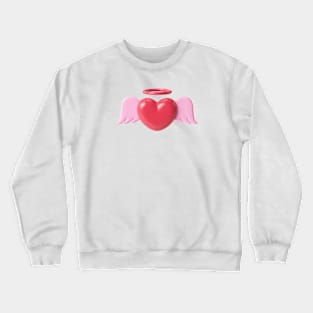 heart with wings Crewneck Sweatshirt